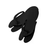 Foam Slippers EVA Soft Care - Black (12 pairs)