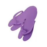 Foam Slippers EVA Soft Care - Purple (12 pairs)