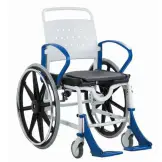 Rebotec Genf Toiletten- & Baderollstuhl aus Leichtkunststoff
