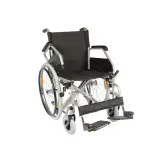 Scaun cu rotile pliabil Alfacare SMART din oțel, gri, 51 cm