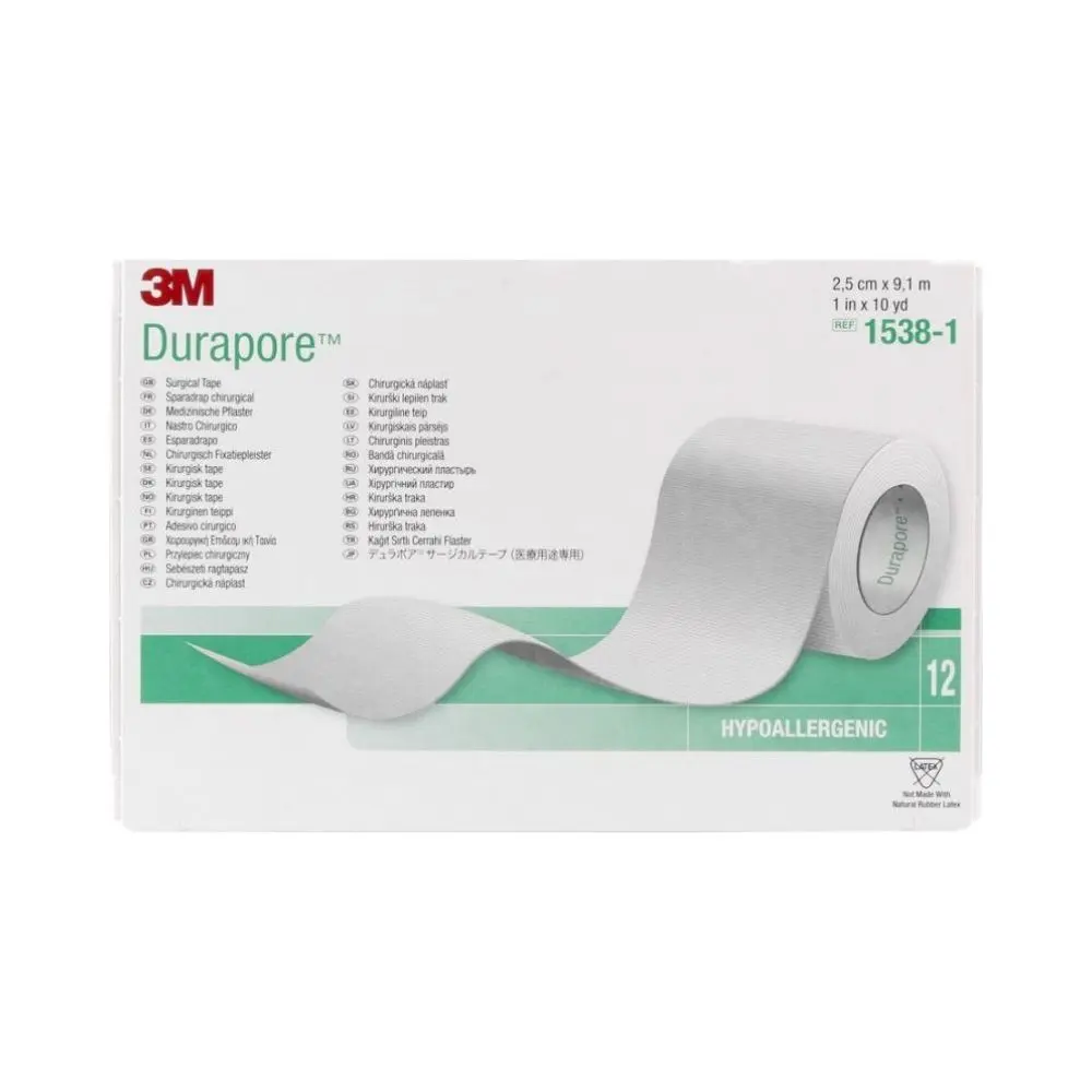 3M Surgical tape durapore - 7cm x 9,1m (4pcs)