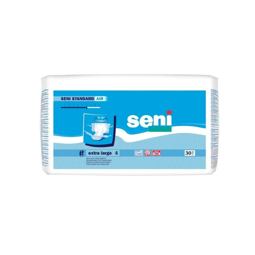 Seni Standard Air All-in-One-Windeln Small: Taillendurchmesser 55cm-80cm