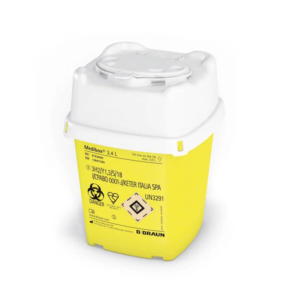 Needle Disposal Container - Sharp Objects   4,7 L
