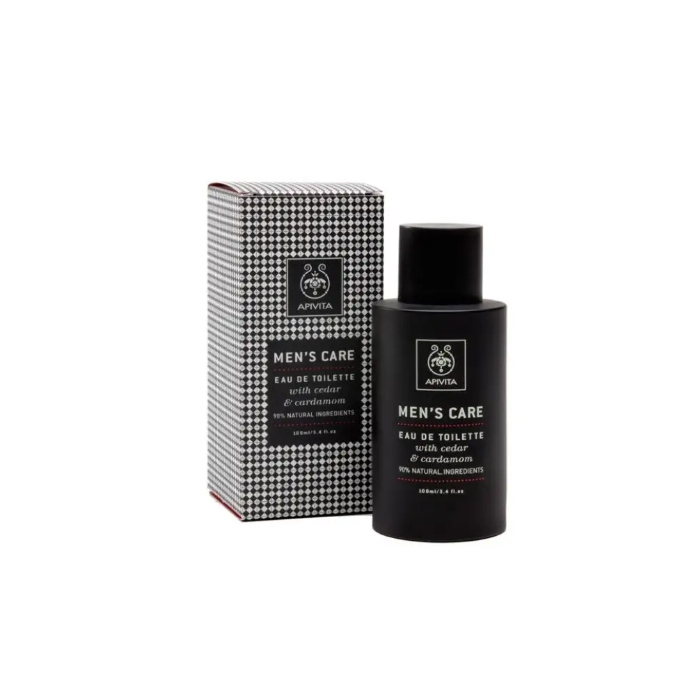 Apivita Men's Care Eau de Toilette with Cardamom & Cedar 100ml