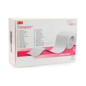 3M Surgical tape transpore 1,25cm x 9,1m (24pcs)