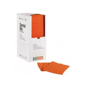 Dental Bibs Soft Care Standard with dispenser - White 33cm x 45cm
