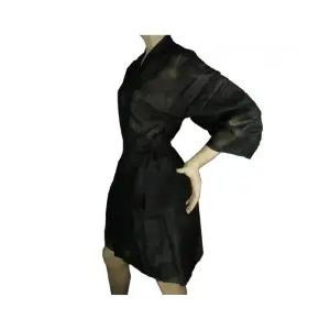 Kimono Robe Non-Woven White