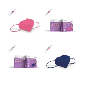 Soft Care FFP2 Kids Ansiktsmask - rosa (pack om 10)