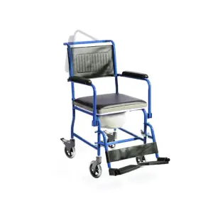 Toiled Alfacare AC-32 - Ystafell Ymolchi Cadair Olwyn Sefydlog Glas