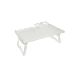 Vassoio per alimenti AlfaCare AC-858 con portabicchieri