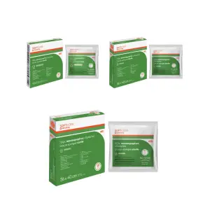 Gauze sponge sterile - 15cm x 15cm - 5 x 5cm(10 pcs)