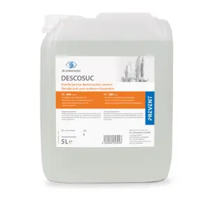 Dr. Schumacher DESCOSUC Líquido desinfectante concentrado para aspiraciones dentales y quirúrgicas 5L