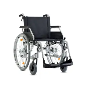 Scaun cu rotile pliabil B+B Deluxe S-ECO 300 (lățime șezut 46cm, adâncime șezut 42cm)