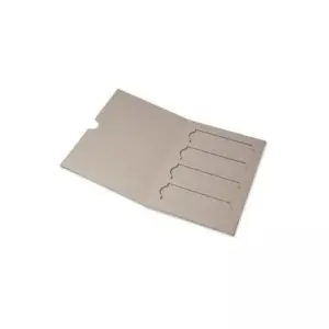 Cardboard microscope slide mailer - 4 slots