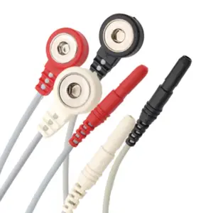 Bournas Medicals F9022F4N Καλώδια εσοχή 4mm με SNAP (0,60m)