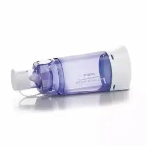 Philips Respironics OptiChamber Diamond avec masque Lite Touch, petit modèle