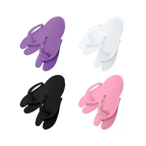 Foam Slippers EVA Soft Care - Purple (12 pairs)