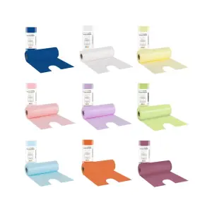 Dental bibs Soft Care with neckline on a roll - White 53x60cm (Box of 80)