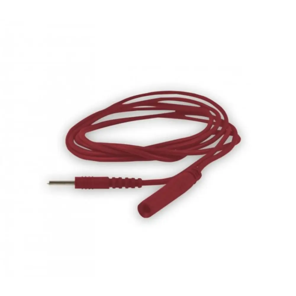 Bournas Medicals F9071M42N180 Униполярни кабели с 2 конектора от 4mm щепсел до 2m