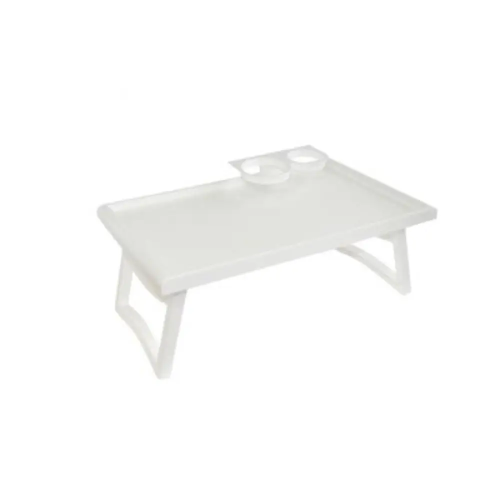 Vassoio per alimenti AlfaCare AC-858 con portabicchieri