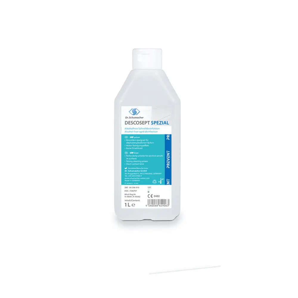 Bournas DESCOSEPT SPEZIAL rapid disinfection Solution for sensitive surfaces 1L