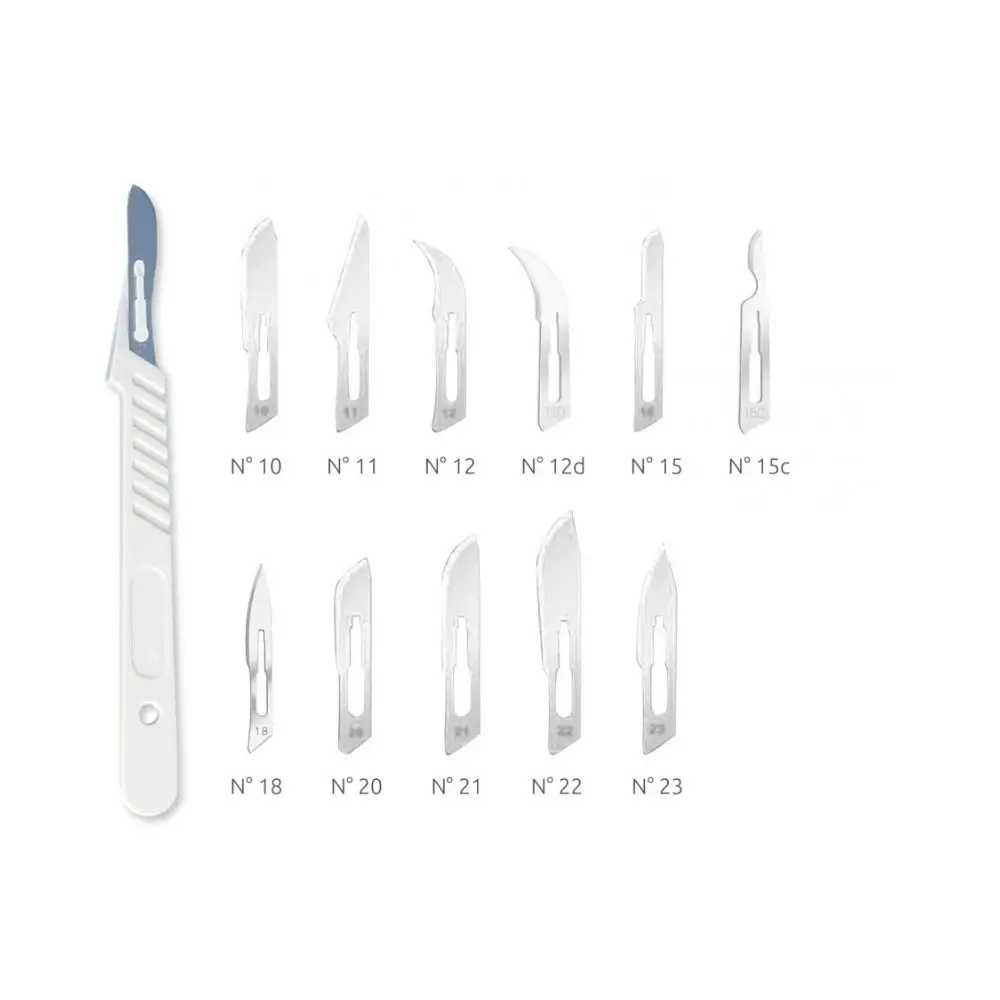 Sterile carbon with handle Νο 11 (10pcs)