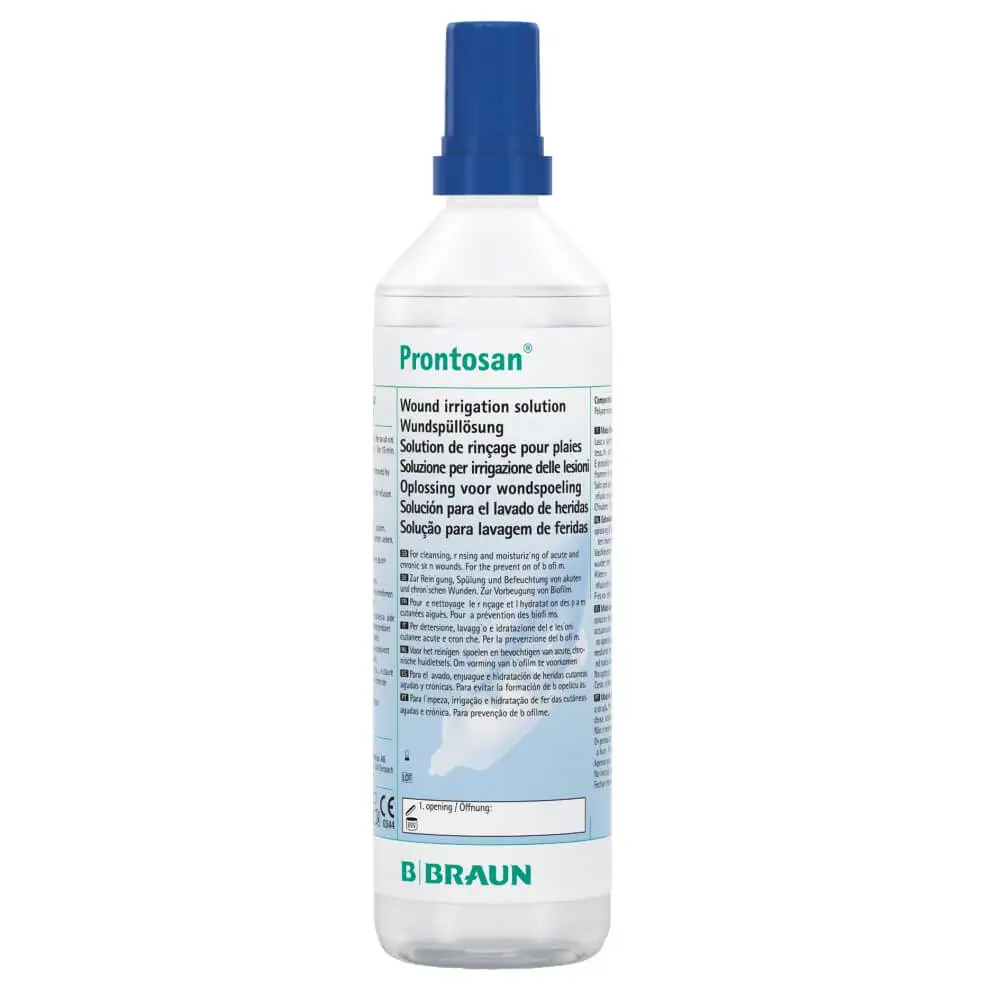 B. Braun Prontosan Wound Irrigation Solution with 0.1% Polyhexanide & 0.1% Betaine – 350ml