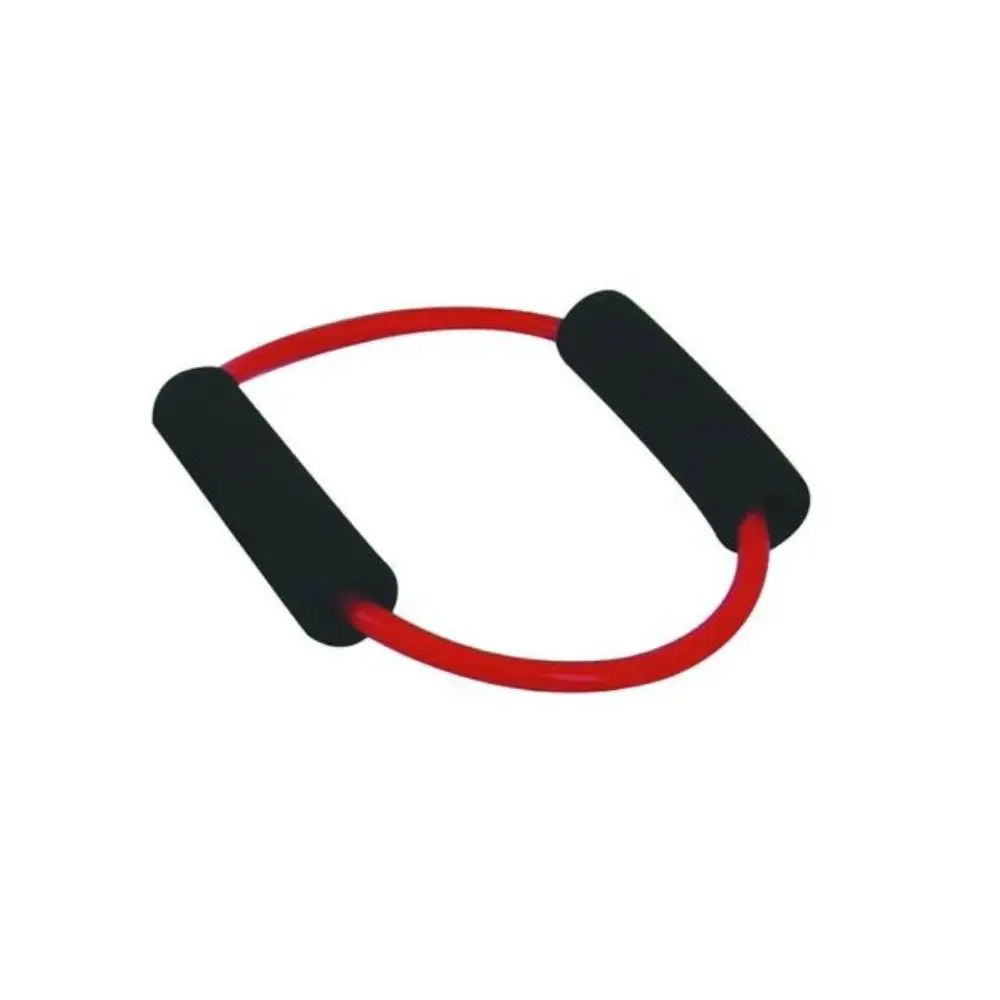 Cvičební trubice MVS MoVeS-Band s O-kroužkem a rukojeťmi - měkká