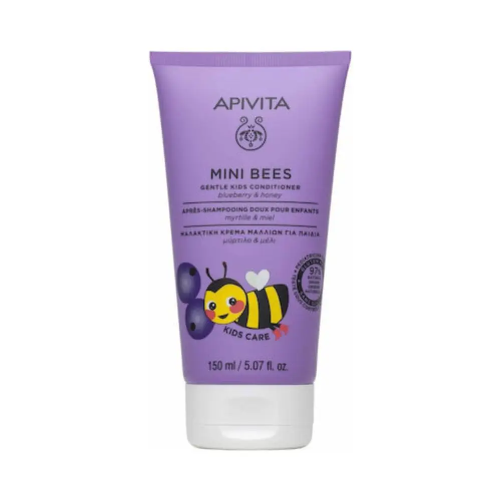 Apivita Hypoallergene Kinderspülung "Mini Bees" mit Honig für leichtes Kämmen in Cremeform 150mL